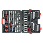 Crescent 170-Piece Mechanic Tool Set with 1/4 in. 3/8 in. and 1/2 in. Drive SAE/Metric Sockets thumbnail 1