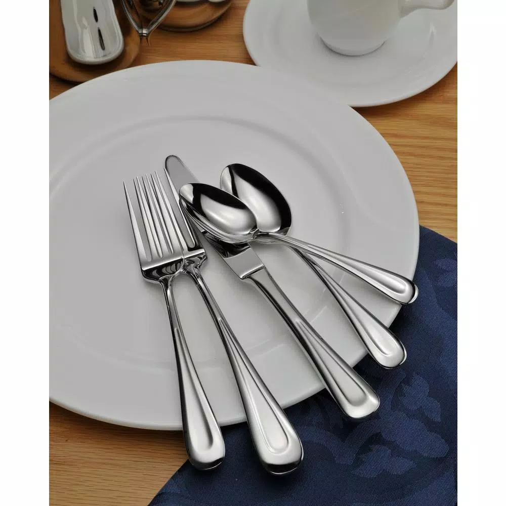 Oneida Acclivity Iced 18/0 Stainless Steel Tea Spoons, Set of 12