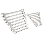 Husky 41-Piece Metric and SAE Combination Wrench Set, Extra-Large Industrial Sizes thumbnail 6