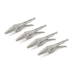 TEKTON 9 in. Long Nose Locking Pliers, 4-Piece Set thumbnail 1