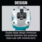 Makita 18V LXT Cordless 16-Gauge Compact Straight Shear, Tool Only thumbnail 8