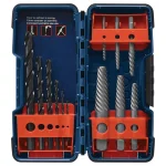 Bosch 12-Piece High-Carbon Steel Spiral Flute Screw Extractor Set thumbnail 1