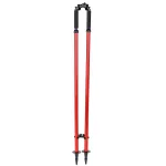 AdirPro Aluminum Prism Pole Bipod, Red - Quick Lever Locking Tripod Accessory thumbnail 2
