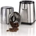 Ovente Electric Coffee Grinder, 200W Multi-Purpose Blade Grinder, Silver thumbnail 7