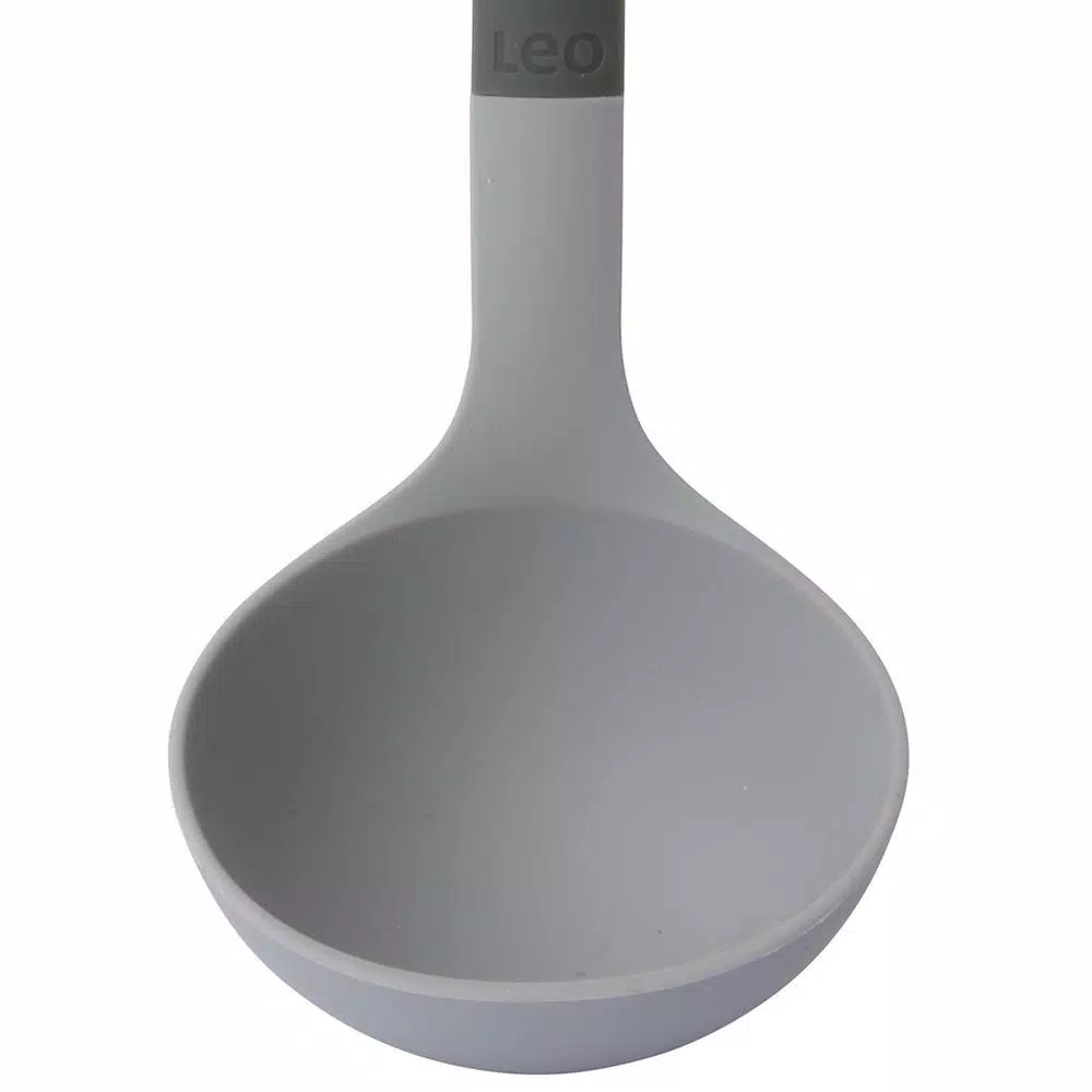 BergHOFF Leo Grey Serving Ladle - Heat Resistant Nylon with Soft-Touch Handle