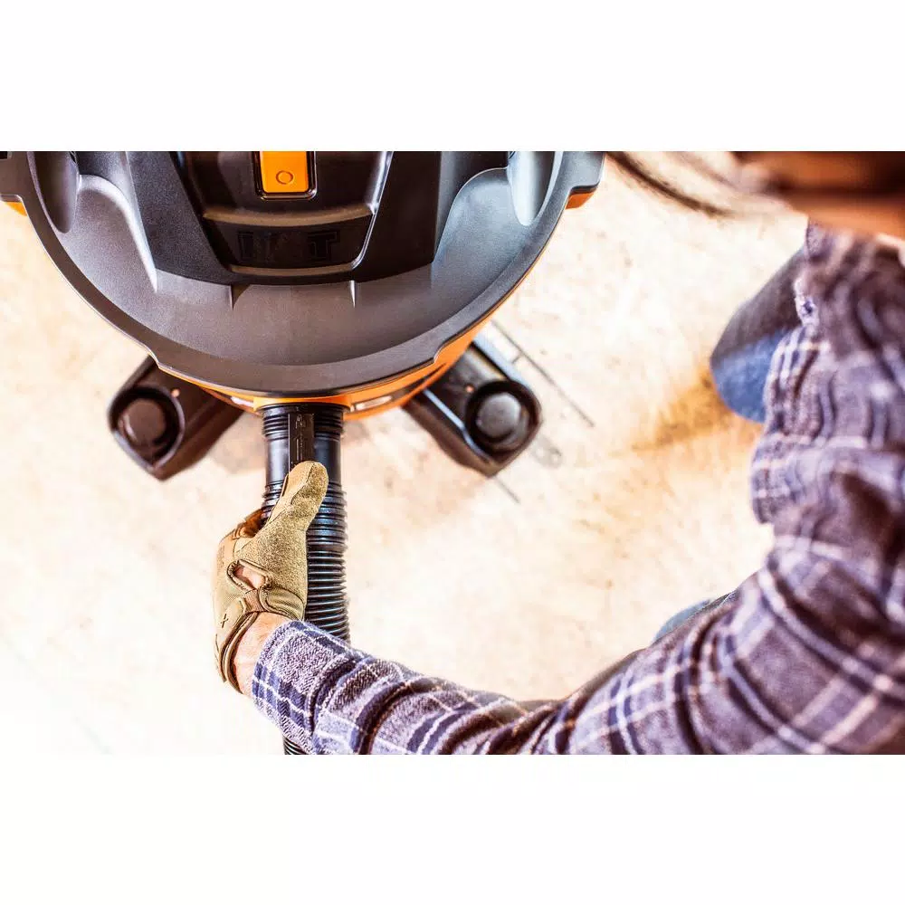 RIDGID 2-1/2 in. x 20 ft. Dual-Flex Tug-A-Long Locking Vacuum Hose for Wet/Dry Shop Vacuums