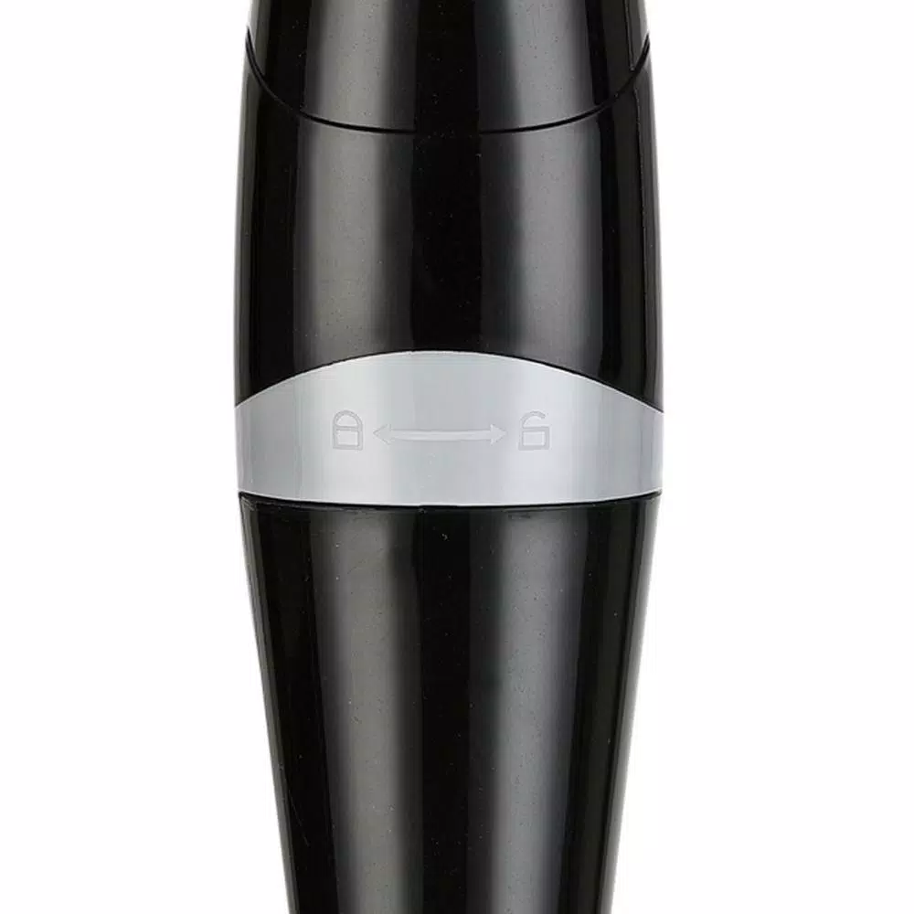 Continental Electric 150W Single Speed Black Immersion Hand Blender with Stainless Steel Blades