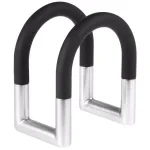 Umbra Squeeze Napkin Holder, Swivel Black and Nickel Metal Design thumbnail 2