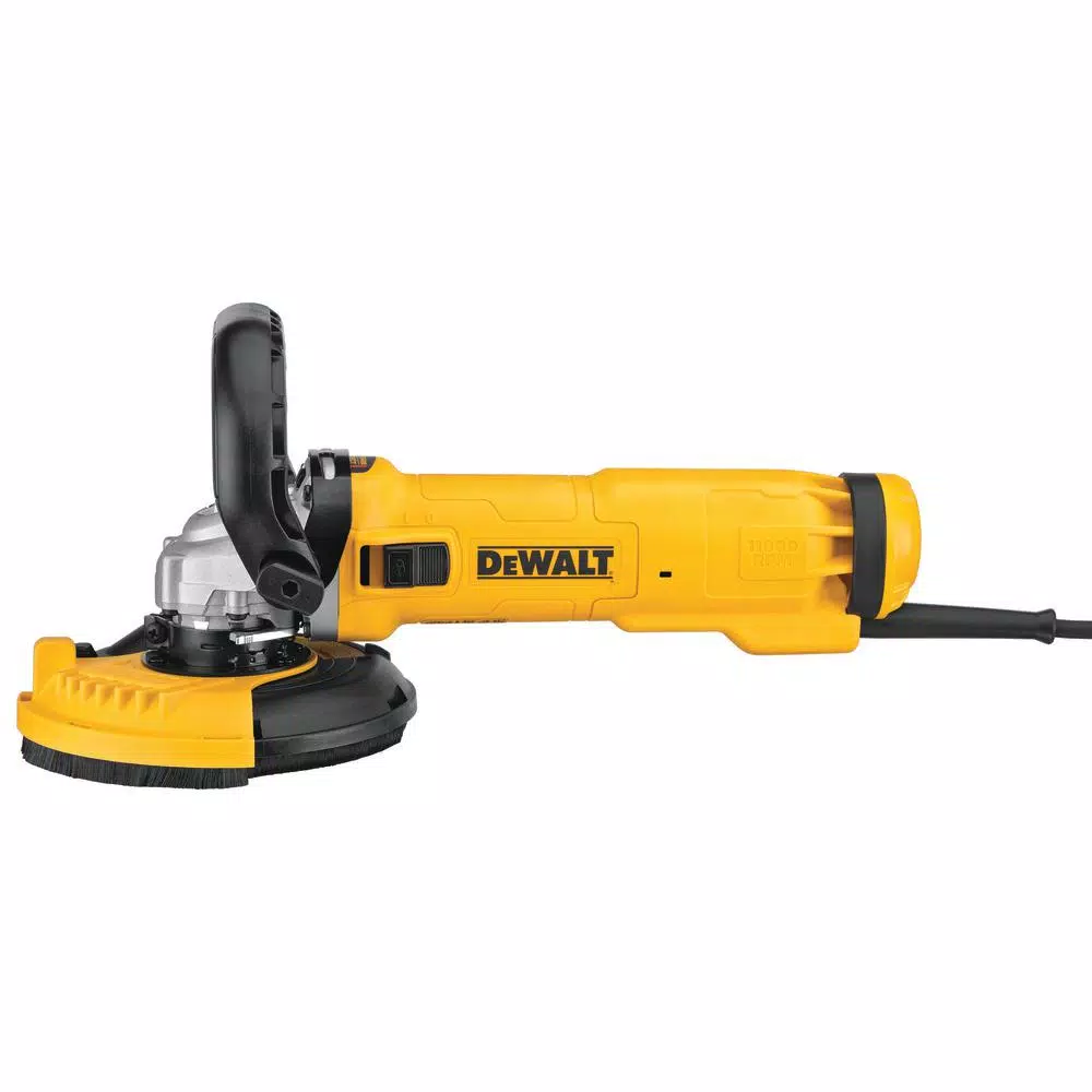 DEWALT 13 Amp Corded Angle Grinder Kit with 5 in. Surface Grinding Dust Shroud