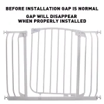 Dreambaby Chelsea Extra Wide Auto-Close Security Gate with Extensions, White thumbnail 7