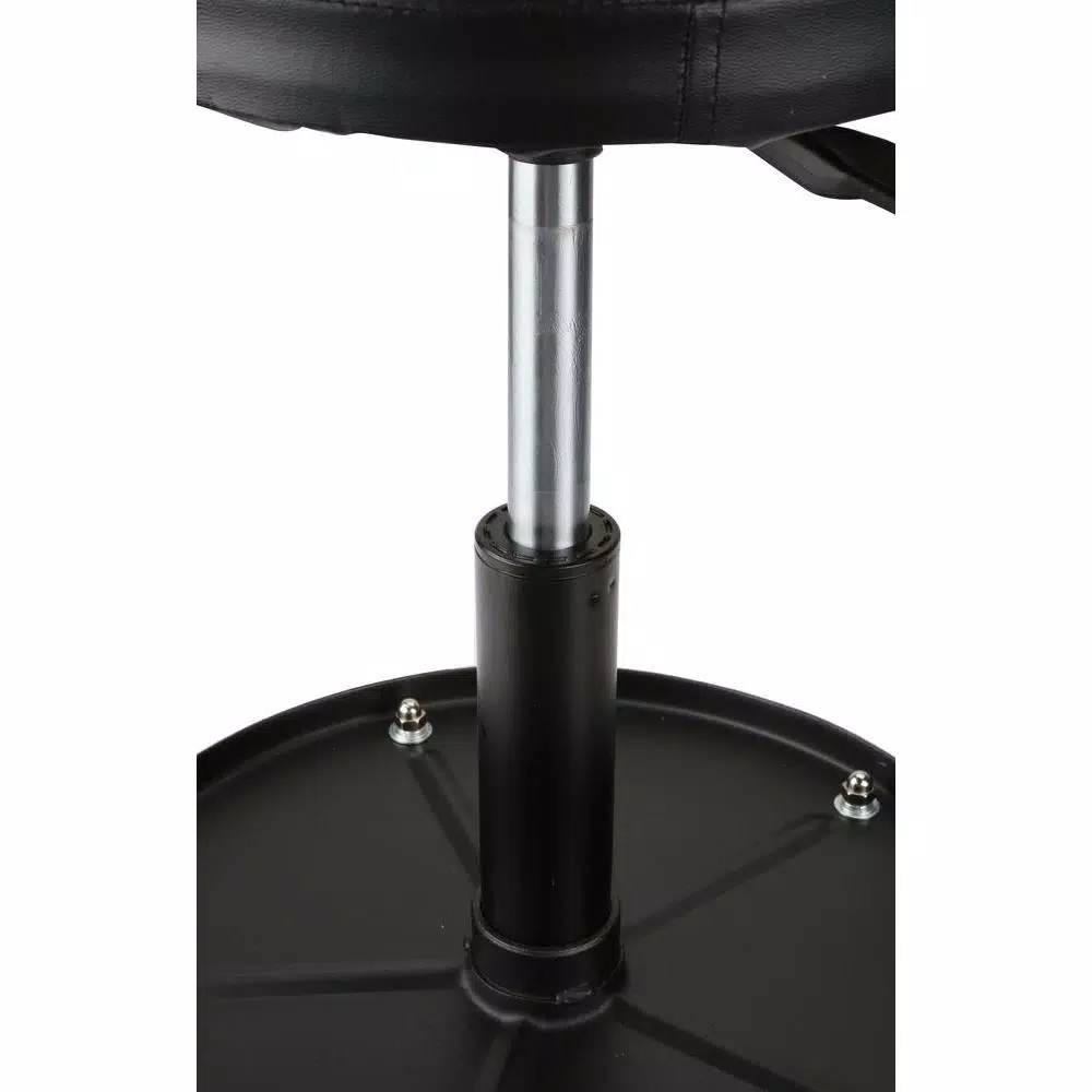 OLYMPIA Tools Heavy-Duty Adjustable Mechanic's Roller Seat with Tool Tray