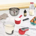 Spectrum Tovolo Magnetic Nested Measuring Cup and Spoon Set, Red thumbnail 4