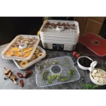 Hamilton Beach 5-Tray Stainless Steel Digital Food Dehydrator with Programmable Settings thumbnail 2