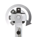 TEKTON 3/8 in. Drive 9 in. Swivel Head Ratchet, 72-Tooth thumbnail 4