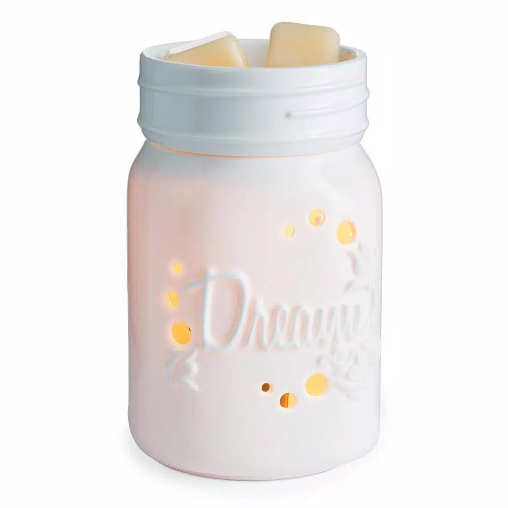 Candle Warmers Etc Mason Jar Midsize Illumination Fragrance Warmer