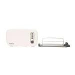 BergHOFF Seren 2-Slice Cream Long Slot Toaster with Side Loading Design and Removable Serving Tray Cover thumbnail 2