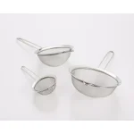ExcelSteel 3-Piece Stainless Steel Mesh Strainer Set with Hanging Hooks thumbnail 1