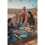 Picnic Time Artisan 18 in. Acacia Wood Serving Board with Live Edge and Hemp Rope Handle thumbnail 7