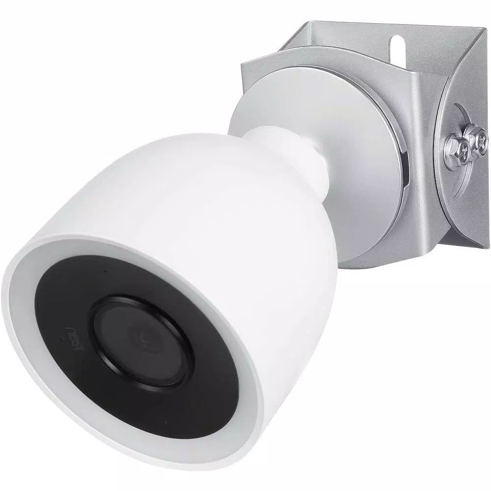 Wasserstein Adjustable Metal Mount for Google Nest Cam IQ Outdoor, Silver