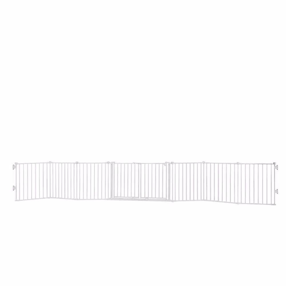 Regalo Super Wide Double Door Baby Gate and Play Yard, 28" Height, Fits Up to 192" Wide
