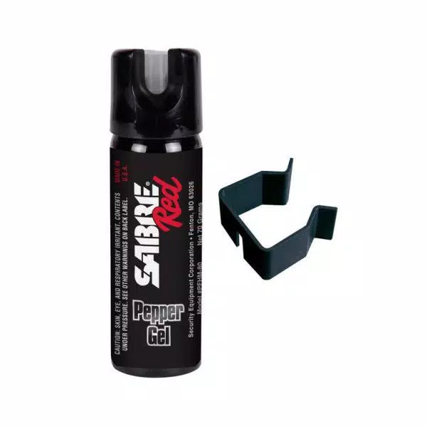 Sabre Police Strength Pepper Spray Kit with Keychain Spray and Glow-in-the-Dark Home Spray