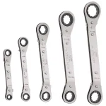 Klein Tools 5-Piece Reversible Ratcheting Offset Box Wrench Set thumbnail 2
