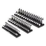 Husky 6-Piece SAE and Metric Socket Rack Set for 1/4 in., 3/8 in., and 1/2 in. Drives thumbnail 4