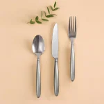 Skandia Tidal Frosted 20-Piece Flatware Set, Service for 4, 18/0 Stainless Steel thumbnail 2