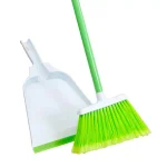 Lysol Quickie Upright Poly Broom and Dustpan Set with Antimicrobial Protection thumbnail 1