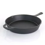 MegaChef 5-Piece Pre-Seasoned Cast Iron Cookware Set, Black thumbnail 4