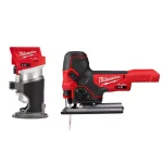 Milwaukee M18 FUEL 18V Brushless Compact Router and Barrel Grip Jig Saw Combo Kit (Tool-Only) thumbnail 1