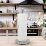 ExcelSteel Stainless Steel Paper Towel Holder with Weighted Base for Countertop thumbnail 6