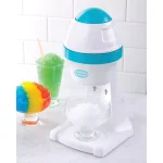Nostalgia ISM1000 Electric Shaved Ice & Snow Cone Maker, Blue and White thumbnail 2