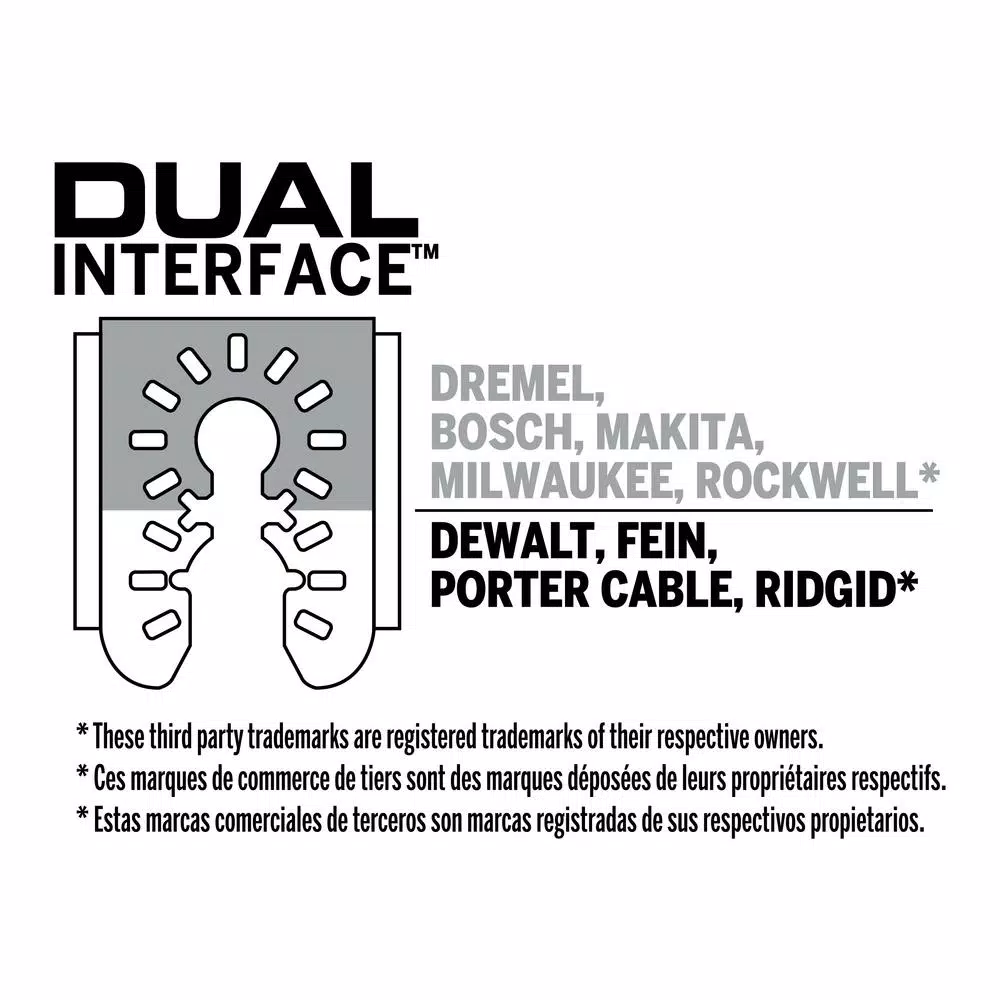 Dremel Multi-Max 1.97 in. Flexible Scraper Blade for Oscillating Tools