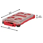 Milwaukee 60-Piece 3/8 in. Drive SAE & Metric Ratchet and Socket Set with PACKOUT Organizers thumbnail 13
