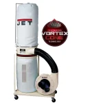 JET DC-1100VX-5M 1.5 HP 1100 CFM Dust Collector with Vortex Cone and 5-Micron Filter thumbnail 3