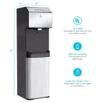 Avalon Bottom Loading Water Cooler Dispenser - 3 Temperatures, Self-Cleaning, Energy Star thumbnail 2