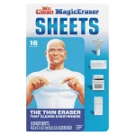 Mr. Clean Magic Eraser Thin Cleaning Wipes, Disposable Sheets (16-Count, 8-Pack) thumbnail 1