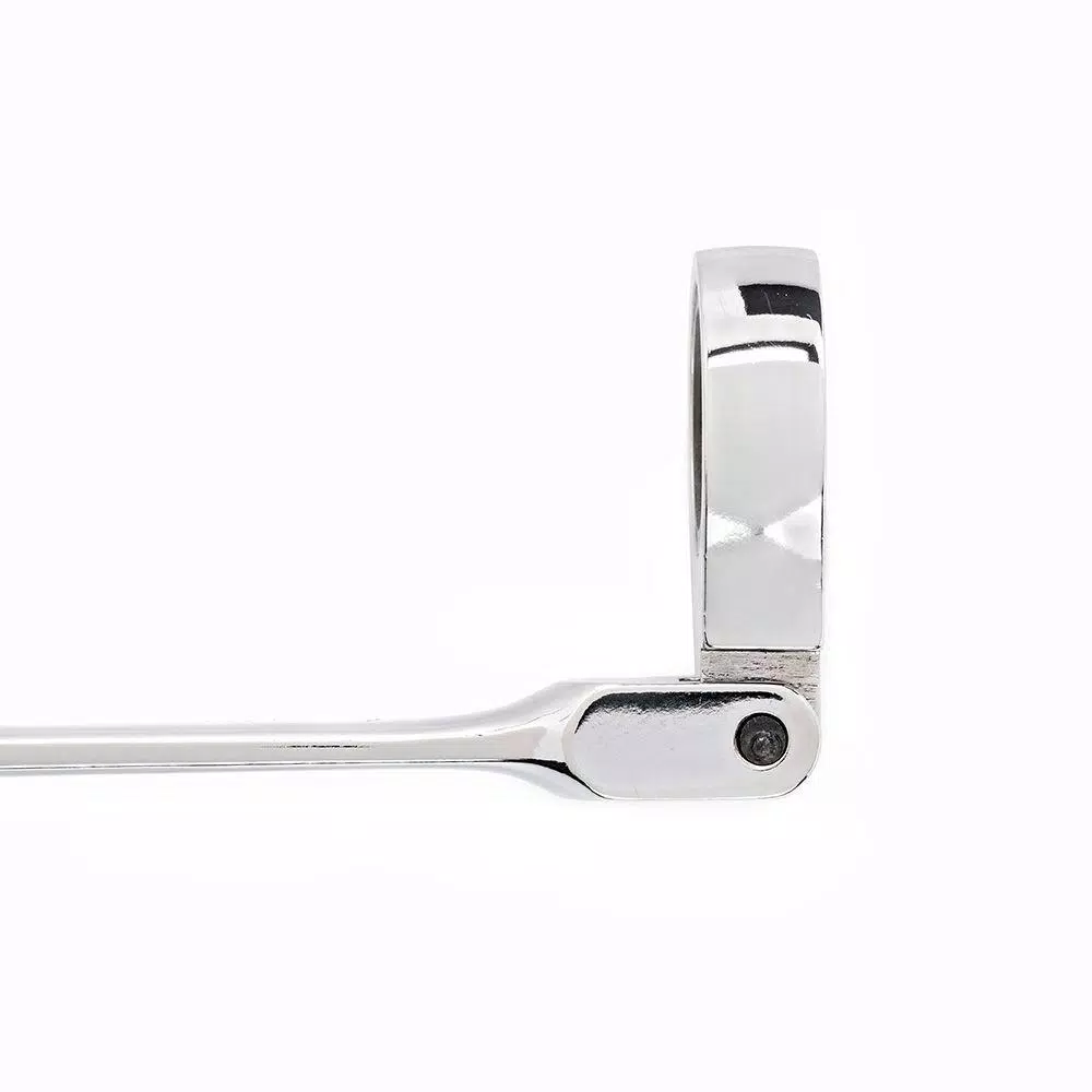 Husky 15 mm Flex Head Ratcheting Combination Wrench, 12-Point 72-Tooth