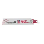Milwaukee TORCH 6 in. 18 TPI Metal Cutting Reciprocating Saw Blades, Bi-Metal, 5-Pack thumbnail 3
