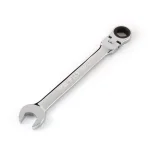 TEKTON 11/16 in. Flex-Head Ratcheting Combination Wrench, 72-Tooth, 6-Point thumbnail 1