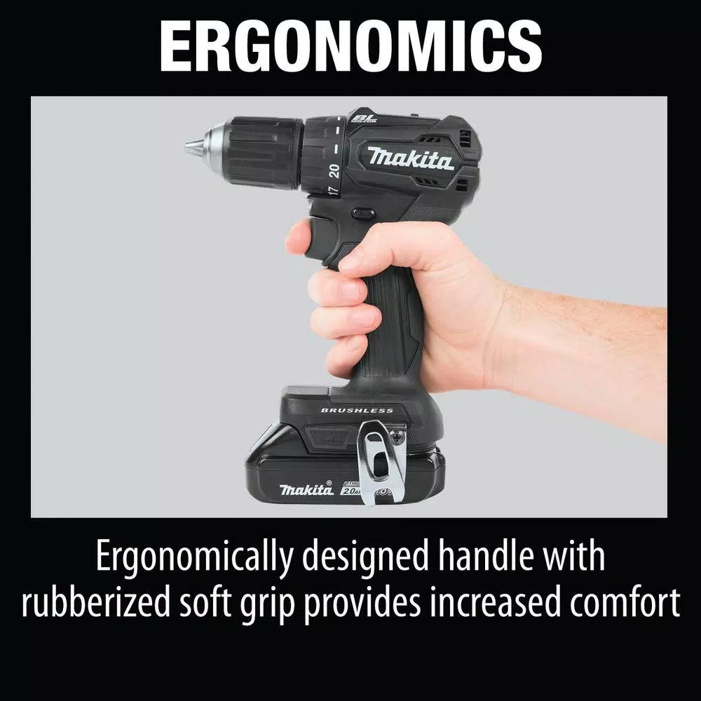 Makita 18V LXT Sub-Compact Brushless 1/2 in. Driver-Drill Kit with Bonus LED Flashlight