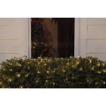 Northlight 4 ft. x 6 ft. Warm White LED Net Christmas Lights with Green Wire, 150 Bulbs thumbnail 2