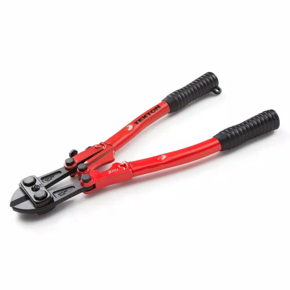 TEKTON 12 in. Bolt Cutter with Compound Action and Hardened Alloy Steel Jaws