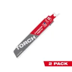 Milwaukee 6 in. 7 TPI Torch Carbide Teeth Metal Cutting Reciprocating Saw Blade (2 Pack) thumbnail 8