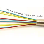 ExcelSteel Stainless Steel Tri-Color Silicone Coated Whisk Set, 8 in. and 10 in. (Set of 2) thumbnail 5