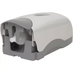 Genuine Joe Durable ABS Wall-Mount Foam Soap Dispenser with 1000 mL Capacity, White/Gray thumbnail 2