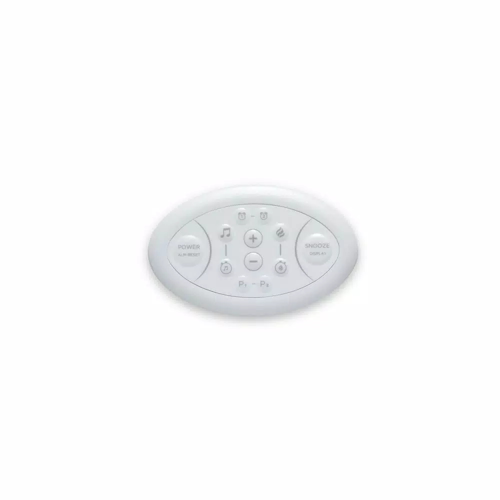 iHome Zenergy Aroma Dream iZA40W White Essential Oil Diffuser & Sound Therapy Alarm Clock