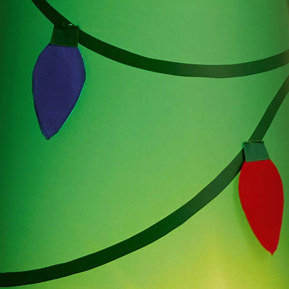 Home Accents Holiday 12 ft. Giant Airblown Inflatable Christmas Cactus with LED Lights