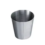 Visol Stainless Steel Shot Cup Set with Genuine Black Leather Carrying Case - 3 Cups thumbnail 2